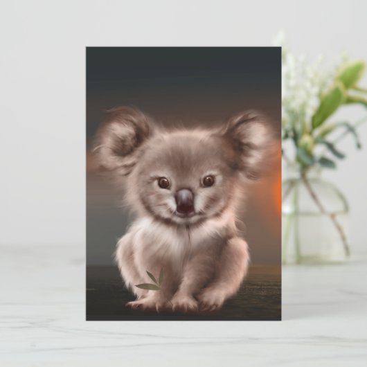 コアラ サンキューカード (スタンド正面)