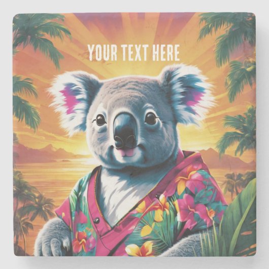 コアラ ストーンコースター (正面)