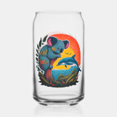 コアラ・ドルフィン ガラス缶 (裏面)