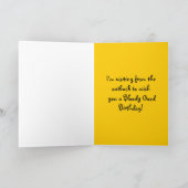 コアラ、ハッピーバースデー カード (内部)