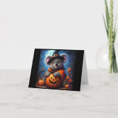 コアラ・ハロウィーンの衣装 カード (正面)