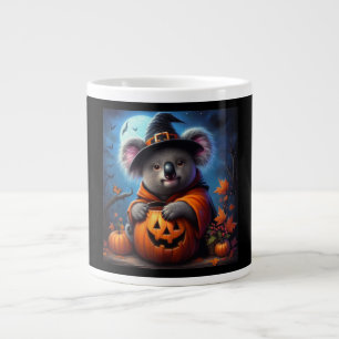 コアラ・ハロウィーンの衣装 ジャンボコーヒーマグカップ