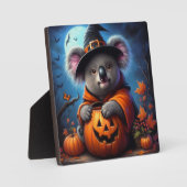 コアラ・ハロウィーンの衣装 フォトプラーク (正面)
