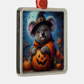 コアラ・ハロウィーンの衣装 メタルオーナメント (右)