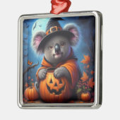 コアラ・ハロウィーンの衣装 メタルオーナメント (左)