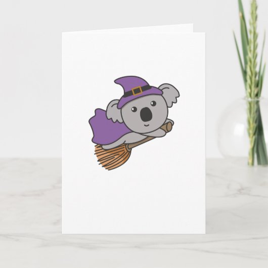 コアラ ハロウィーン ウィッチ 子供 ウィッチ コスチューム シーズンカード (正面)