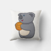 コアラ・バスケットボール選手バスケットボール クッション (裏面)