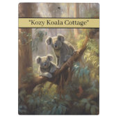 コアラ・フォレスト・ドリームスカスタム クリップボード (裏面)