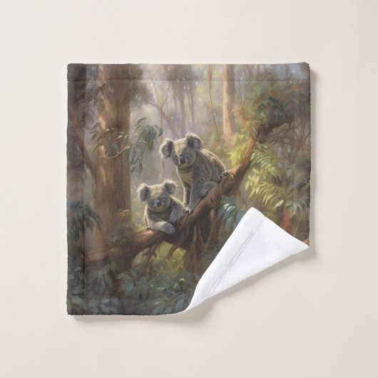 コアラ・フォレスト・ドリームズ バスタオルセット (ウォッシュタオル)