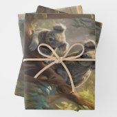 コアラ・フォレスト・ドリームズ ラッピングペーパーシート (インサイチュ)