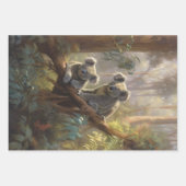 コアラ・フォレスト・ドリームズ ラッピングペーパーシート (正面)