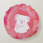 コアラ フラワーフライフ ラウンドクッション (裏面)