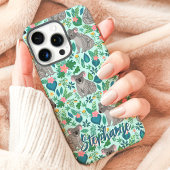 コアラ フローラル パターン カスタム ネーム Case-Mate iPhoneケース