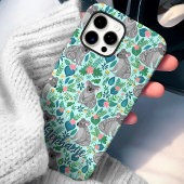 コアラ フローラル パターン カスタム ネーム Case-Mate iPhoneケース