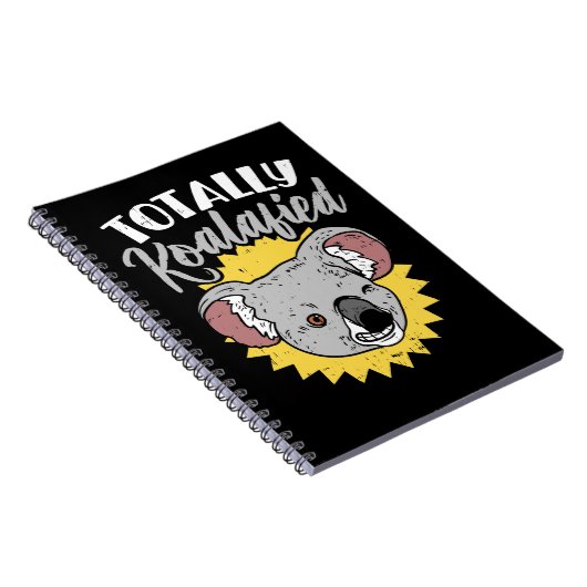 コアラ・ベアー完全にコアレートされたプニー・ユーモアKoala Be ノートブック (右側)