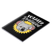 コアラ・ベアー完全にコアレートされたプニー・ユーモアKoala Be ノートブック (左側)