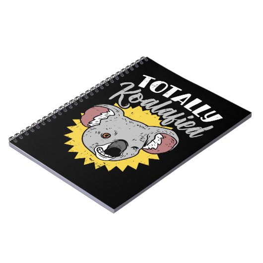 コアラ・ベアー完全にコアレートされたプニー・ユーモアKoala Be ノートブック (左側)