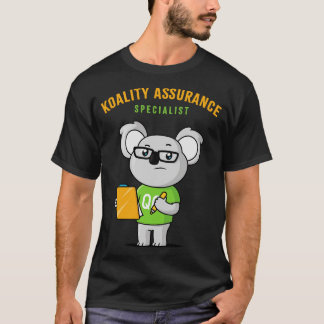 コアラ・ベア品質保証専門家 Tシャツ