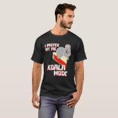 コアラ・ベア私は私のパイを好むコアラ・モードPun甘いキ Tシャツ (正面フル)