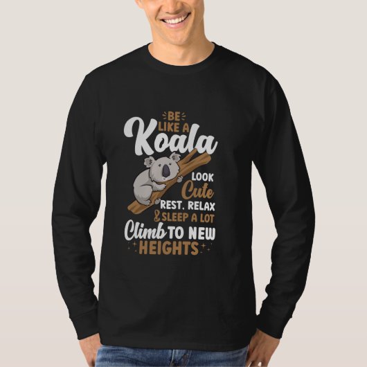コアラ・ベア・オーストラリアはコアラに似ている Tシャツ (正面)