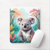 コアラ・ベクターアートアニマル威厳のある自然 マウスパッド (マウス)