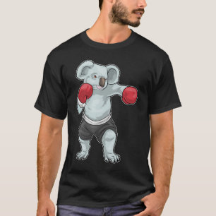 コアラ ボクサー ボクシンググローブ ボクシング Tシャツ