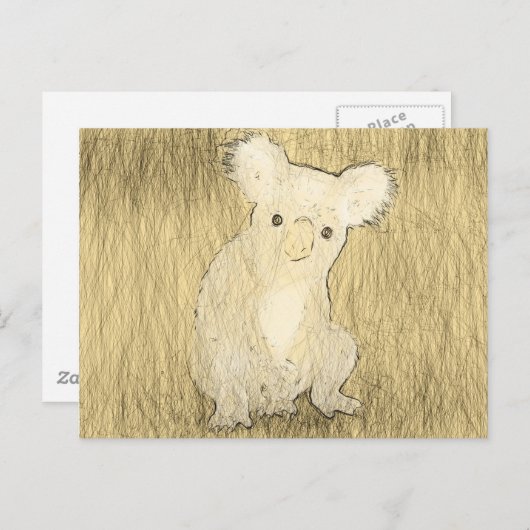 コアラ ポストカード (正面/裏面)