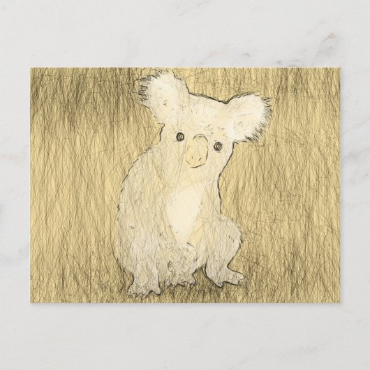 コアラ ポストカード (正面)