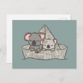 コアラ ポストカード (正面/裏面)