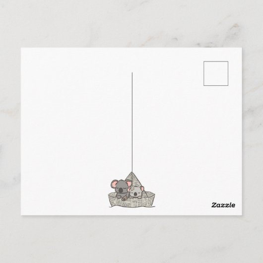 コアラ ポストカード (裏面)