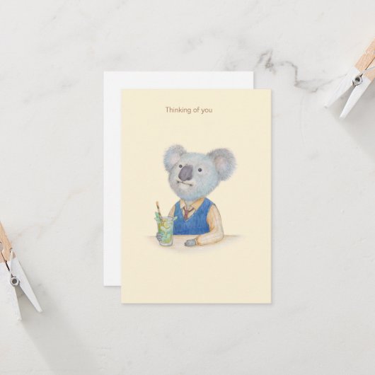 コアラ&モジトカード カード (正面/裏面インサイチュ)