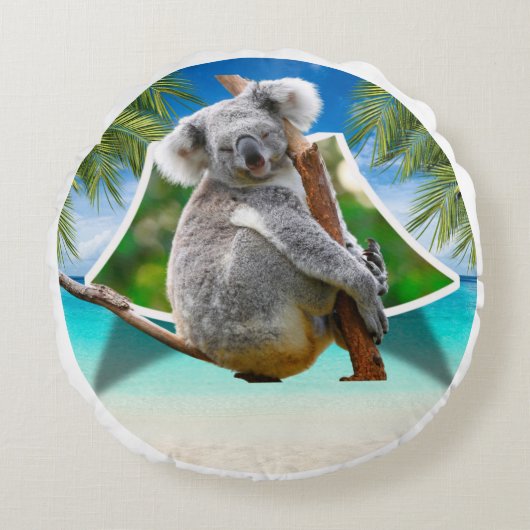 コアラ ラウンドクッション (正面)
