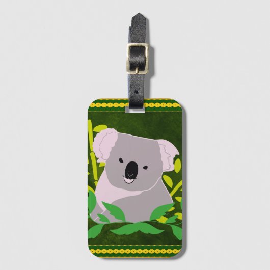 コアラ ラゲッジタグ (正面縦)