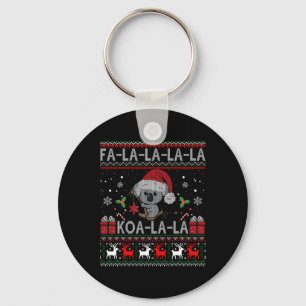 コアラ – ラ – ラキュートKoala BearオーストラリアのクリスマスU キーホルダー
