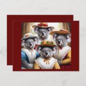 コアラ・リトル・ウィメンズ ポストカード (正面/裏面)