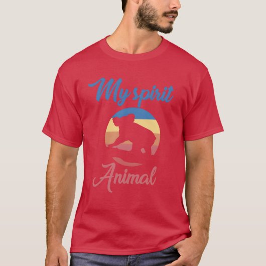 コアラ 私の動物 面白い Tシャツ (正面)