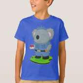 コアラ 誕生日 警察 Tシャツ (正面)
