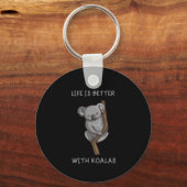 コアラ – Koalasとの生活がより良い キーホルダー (正面)