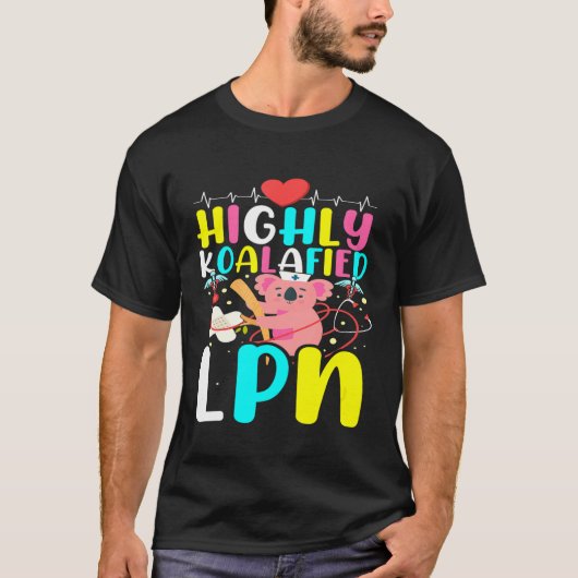 コアリファイドリンクスコアラベベアライセンス実用化ナース Tシャツ (正面)