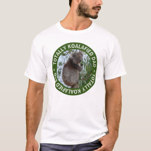 コアレートパパ認定コアラ・オーストラリア父 Tシャツ