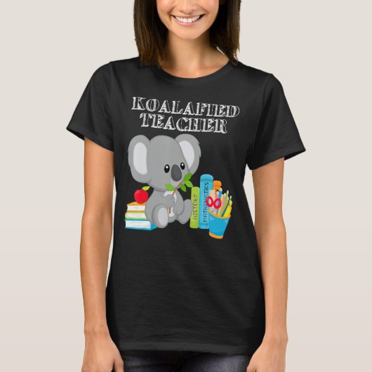 コアレート先生誇りを持ったスクール先生コアラバック Tシャツ (正面)