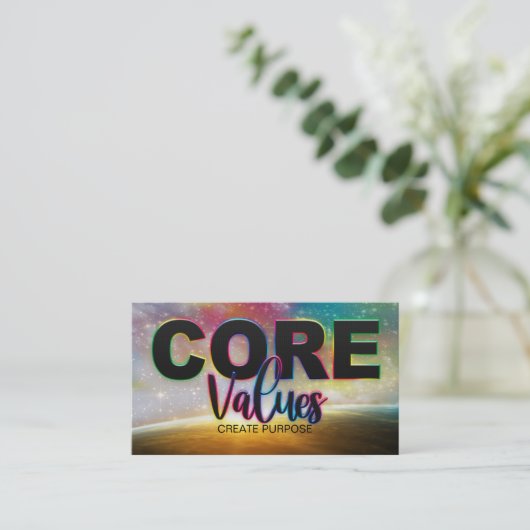 コア値によるカードの強化 名刺 (スタンド正面)