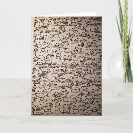 コア君の実験室 リピート・パターン お誕生日 カード (正面)