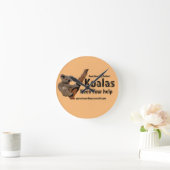 コア救ラス ラウンド壁時計 (ホーム)