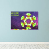 コア数々の処理 キャンバスプリント (インサイチュ (ウッドフロア))