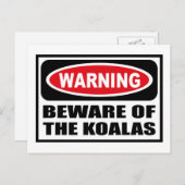 コア警告ラスのはがきに用心 ポストカード (正面/裏面)