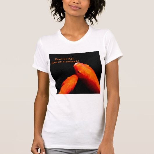 コイがあないで下さい Tシャツ (正面)