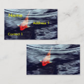 コイのさざ波、 名刺 (正面/裏面)