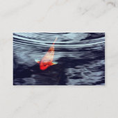 コイのさざ波、 名刺 (裏面)