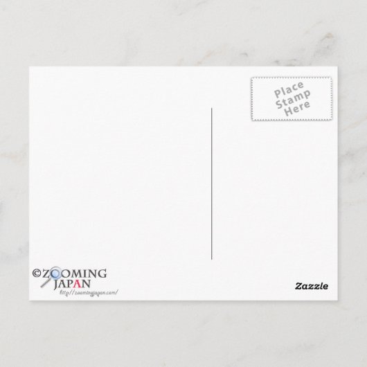 コイのじゅうたんが詰まった日本の水路 ポストカード (裏面)